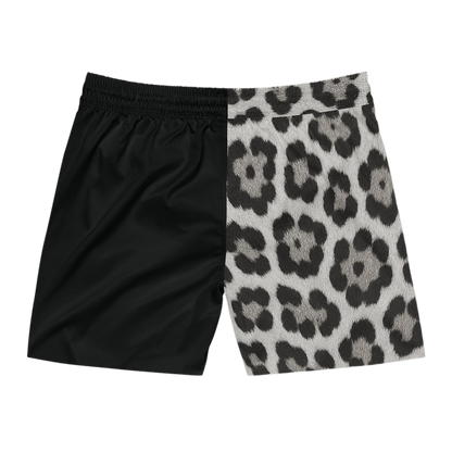 PÂLEUR OFFICIAL SUMMER SHORTS - TWO-TONE SNOW LEOPARD