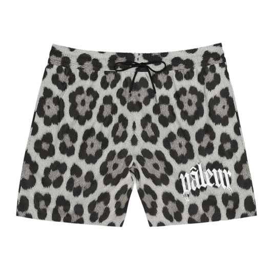 PÂLEUR OFFICIAL SUMMER SHORTS - SNOW LEOPARD