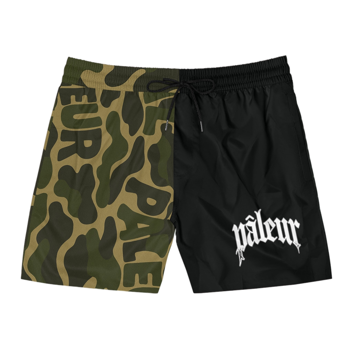 PÂLEUR OFFICIAL SUMMER SHORTS - CAMO