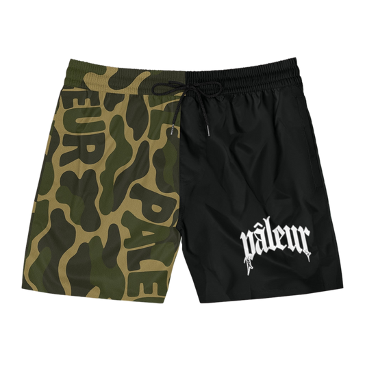 PÂLEUR OFFICIAL SUMMER SHORTS - CAMO
